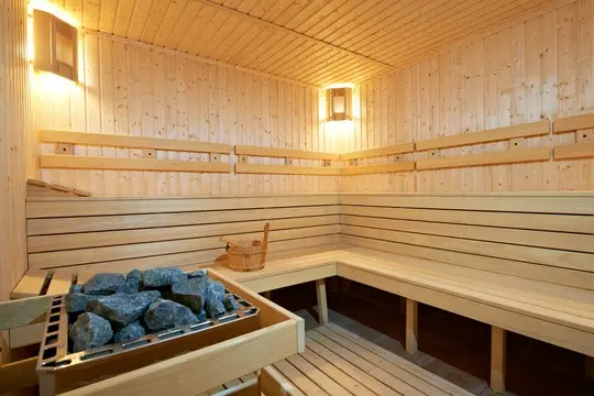 wnętrze sauny